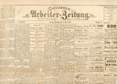 Chicagoer Arbeiter Zeitung